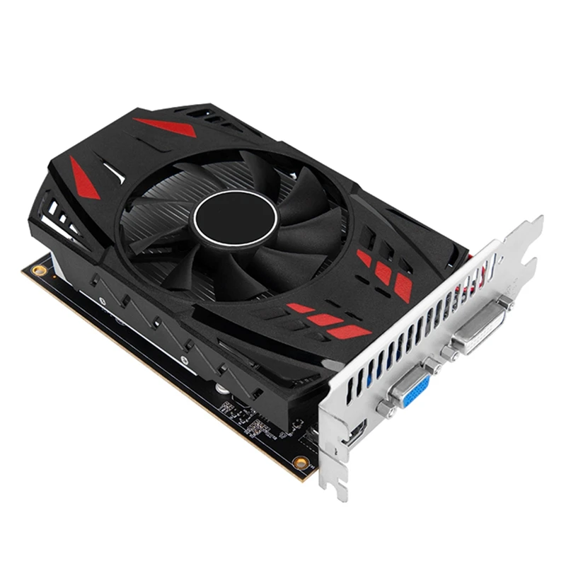 Geforce GT710 2GB DDR3 Graphics Card 64 Bit 954 Mhz 667 Mhz 28 Nm Pcle X8 2.0 VGA+HD+DVI Video Card Easy Install Easy To Use