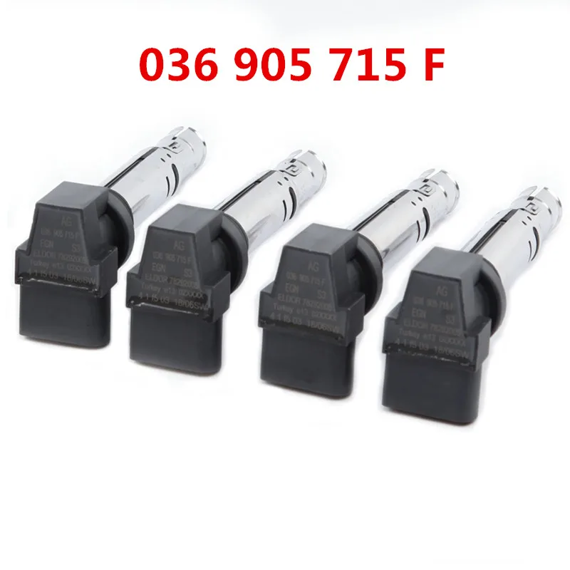 

036905715F Автомобильные катушки зажигания для Audi A1 A2 A3 для VW Jetta Golf Beetle Passat Tiguan CC для Skoda Octavia 1.4T 1.6L 2002-2018