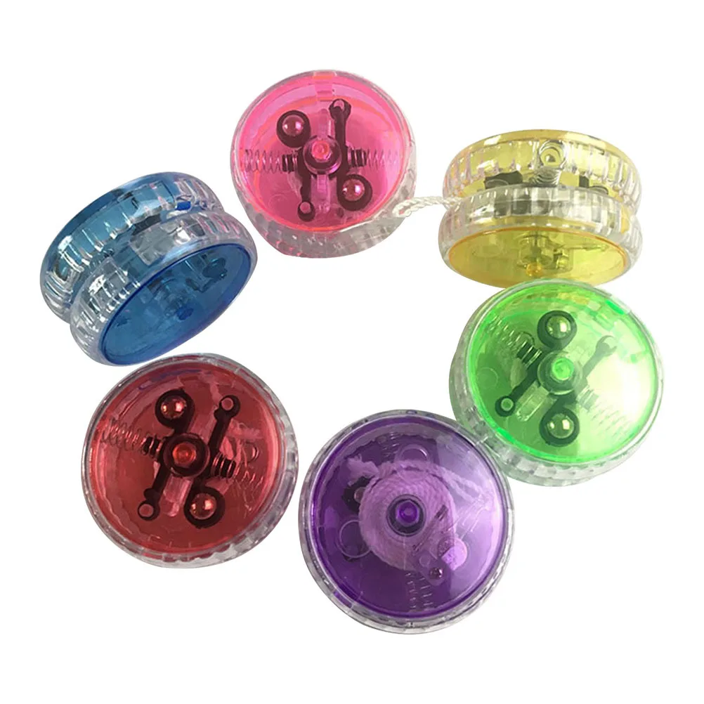 15 szt. Świecące Yoyo, Luminous Yo-Yo, Odblaskowa Powierzchnia, Łatwe do Przenoszenia, Małe, Zabawne, Odporne na Zużycie, Do Użytku Wewnątrz i Na Zewnątrz