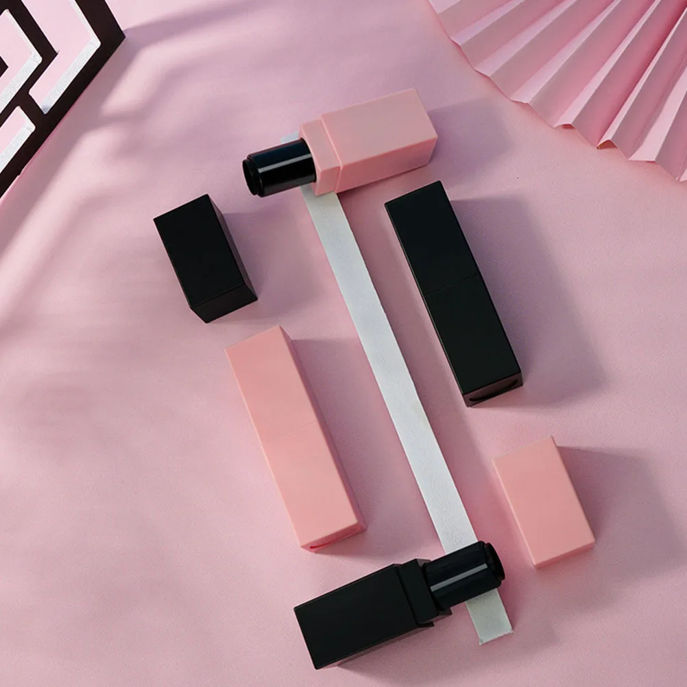 

10Pcs Lipstick Tubes Plastic Empty DIY Lip Balm Container Travel Portable Lip Gloss Bottle Makeup Holder Durable