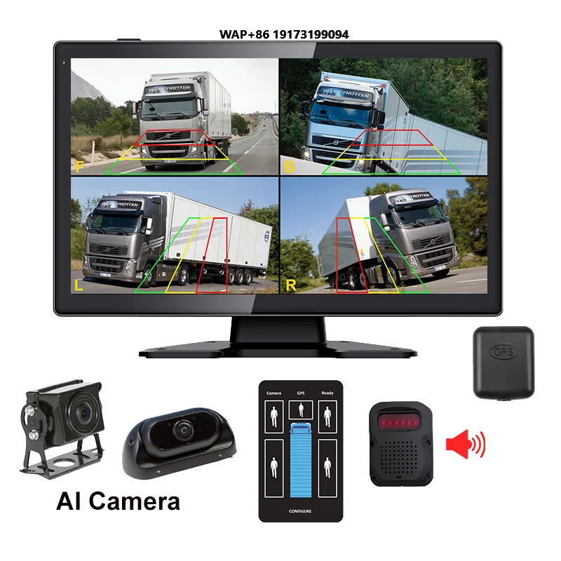 كشف الذكاء الاصطناعي عكس المعونة تحول المساعدة BSD شاحنة النقطة العمياء نظام الكشف عن الإنسان AI #1