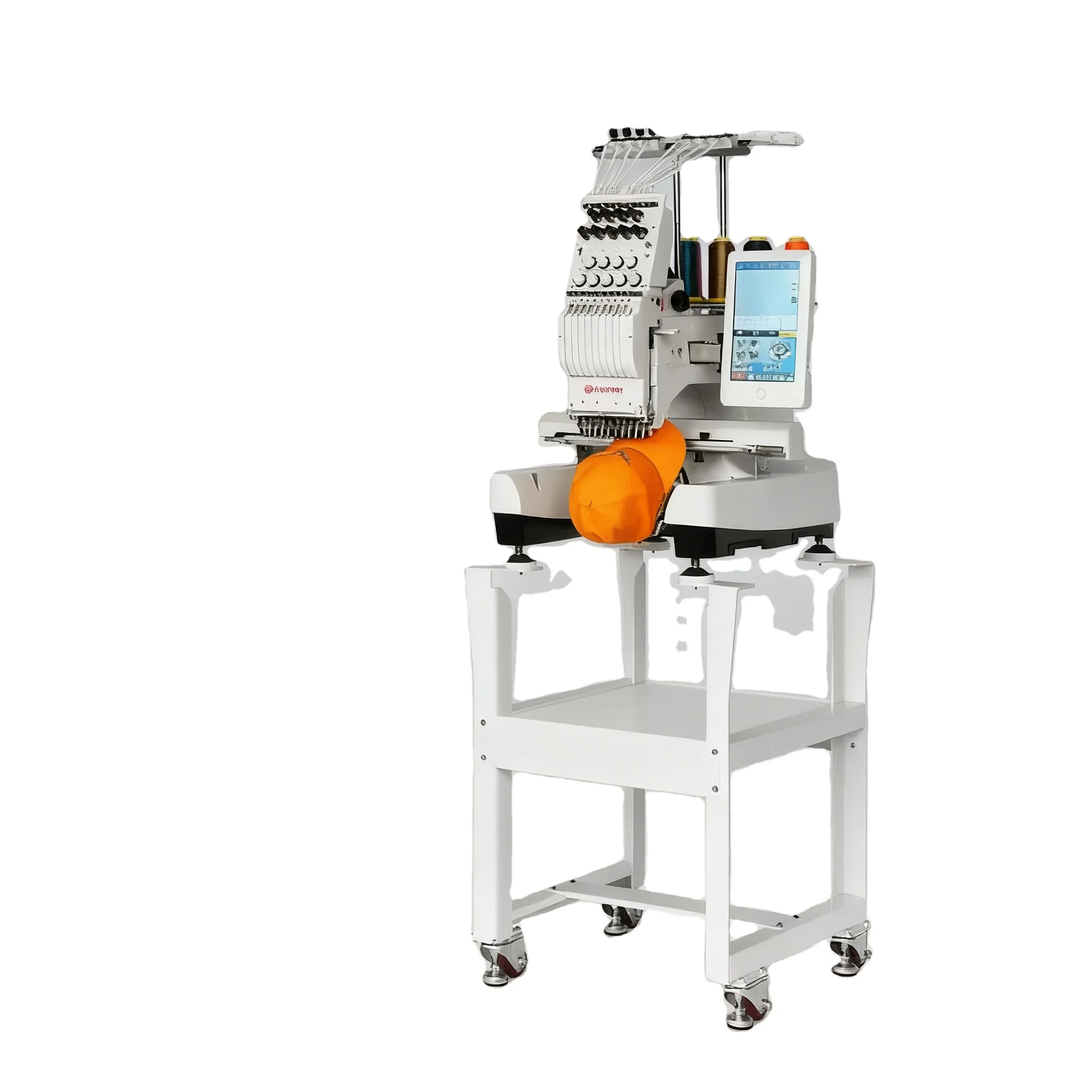 MYSEW MFS800 Best Selling Printing Machine Making Hats T-shirt Apparel Cap Computer Industrial Single Head Embroidery Machine