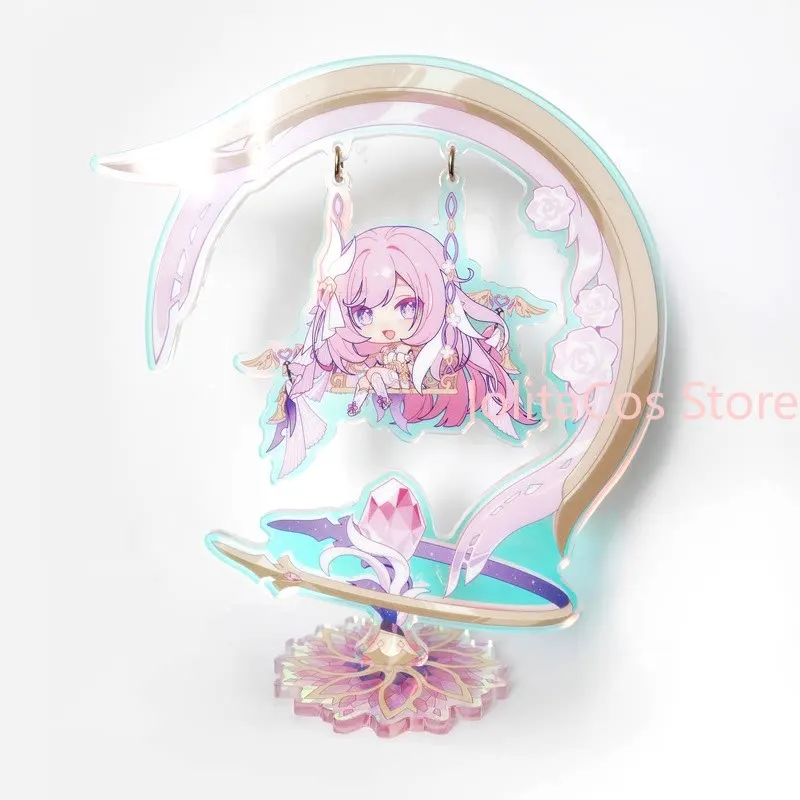 

Honkai Impact 3 Elysia Acrylic Swing Standee Desk Ornament Desktop Decoration Cute Anime Game Character Collection Gift Xmas