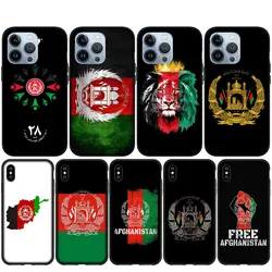 Afghan Afghanistan Flag Cover Phone Casing for iPhone 16 15 14 13 12 Pro X XR XS Max 8 7 Plus + 15+ SE Soft Case