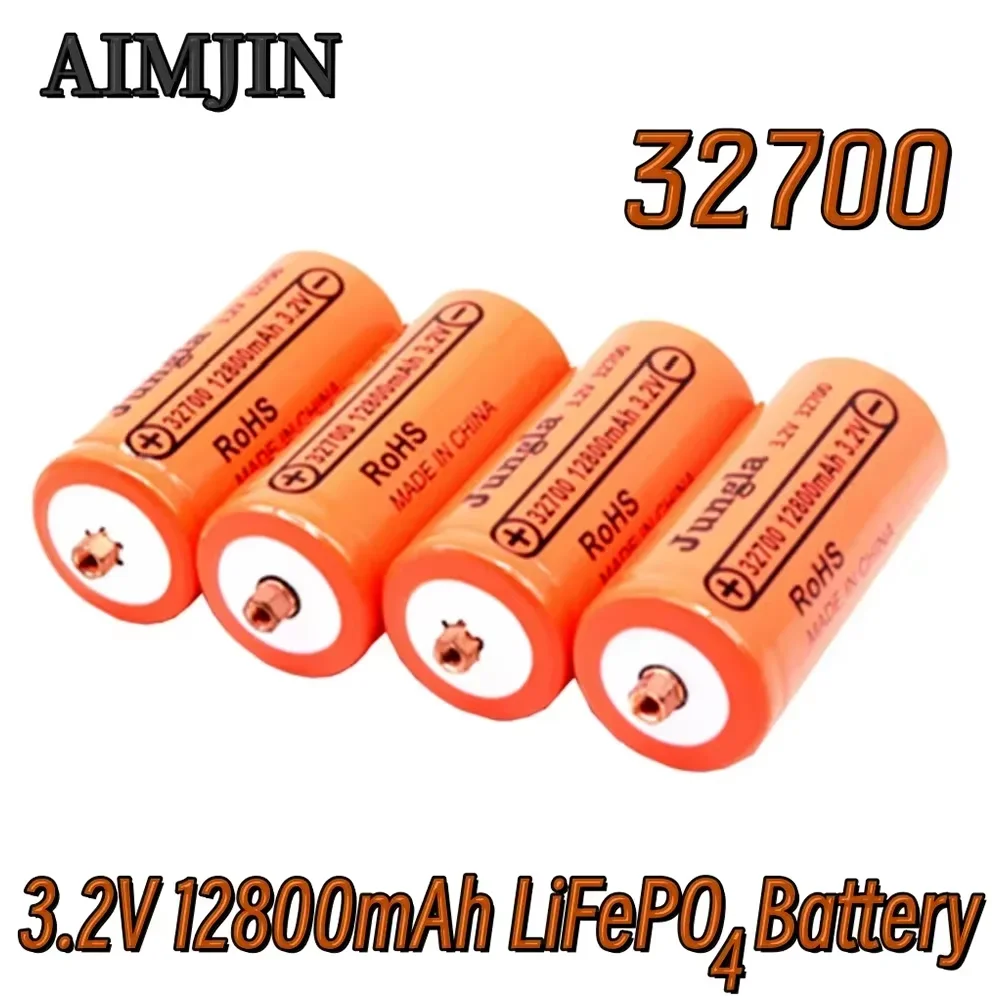 

Original 32700 Battery Rechargeable 12800mAh 3.2V Lifepo4 Professional Lithium Iron Phosphate Power Battery with Screw