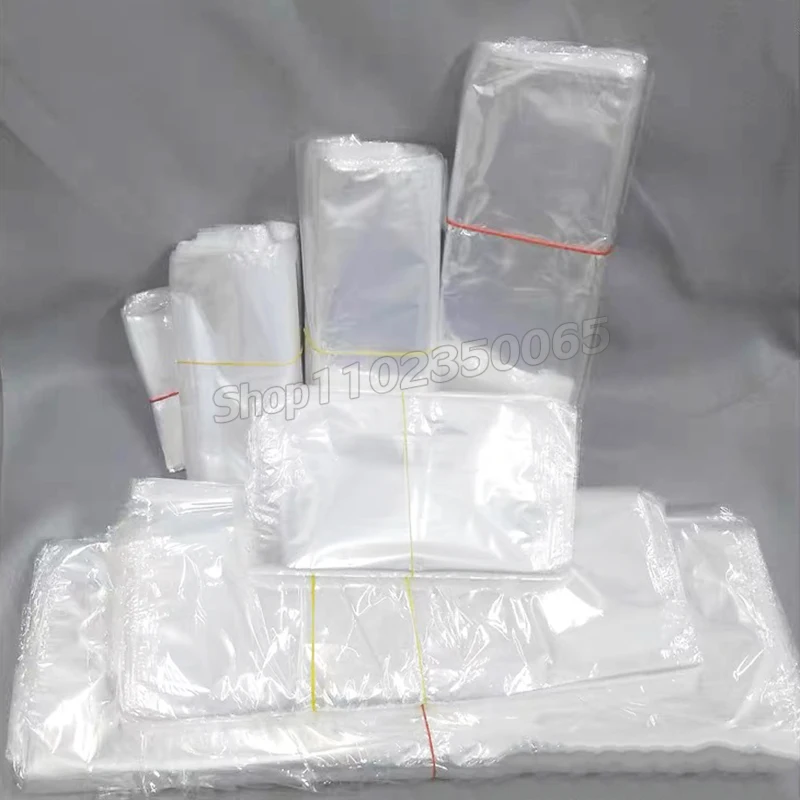 100PCS Packaging Bag Heat Nylon Shrink Plastic Full Sealing For New Phone 4.7 5.5 9.7 12.9 Note 20 Ultra S9 Box Wrapping Sticker