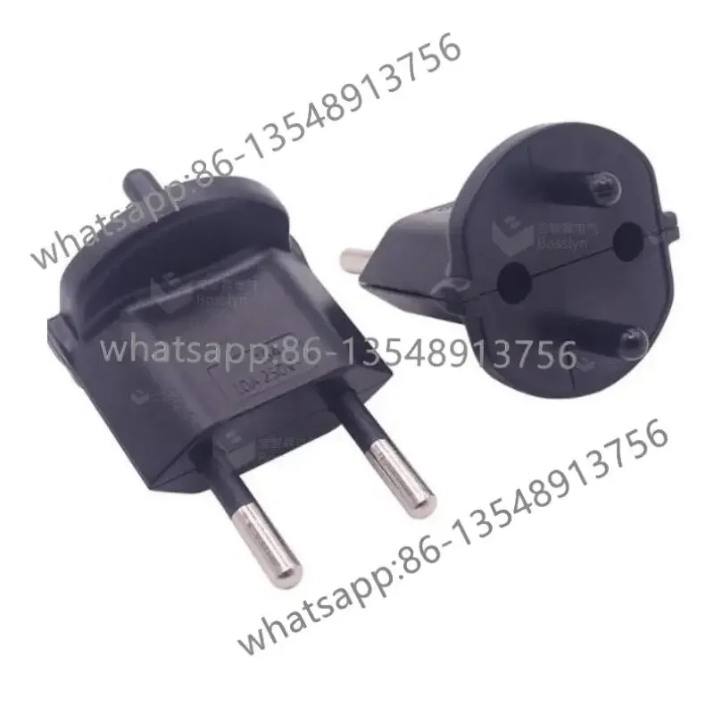 4.8Mm standard to European power plug 10 amps 250 volts factory direct
