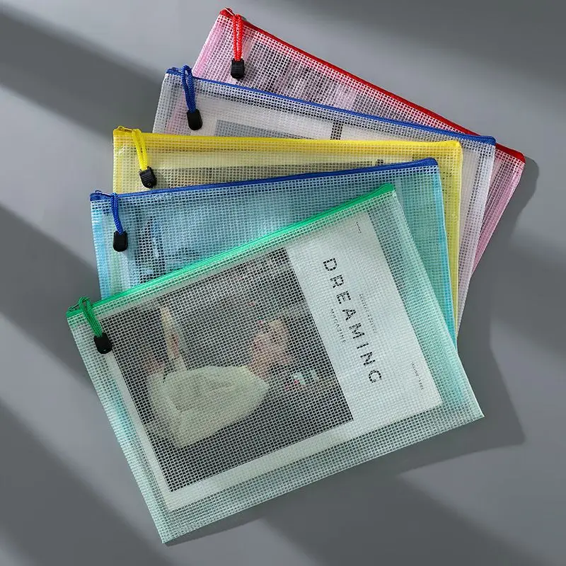 

Водонепроницаемая сумка для файлов формата А4 большой емкости с застежкой-молнией для учебников, тестовых документов, школьных офисов, организации документов и билетов