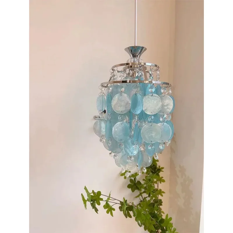 

Seashells Pendant Lamp Modern Creative Restaurant Home Decoration Bedroom Droplight Modern Kitchen Island LED Chandelier