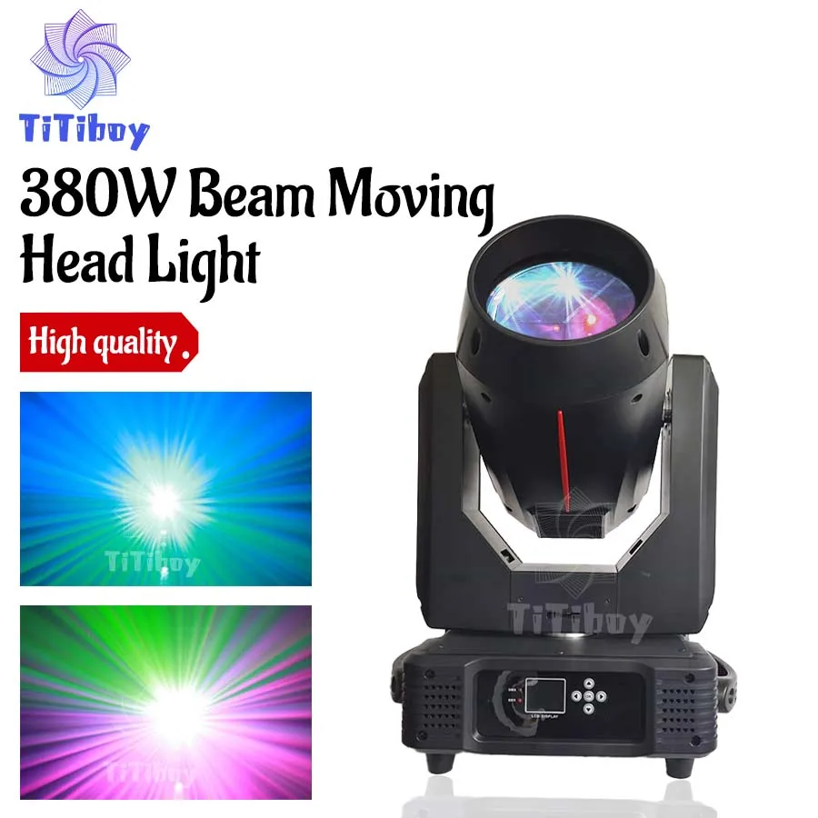 TiTiboy 1-4Pcs 380W Lyre Beam 20R Moving Head DMX Stage Light With Rotating Prism Gobos And Colors Frost Effect For DJ Disco