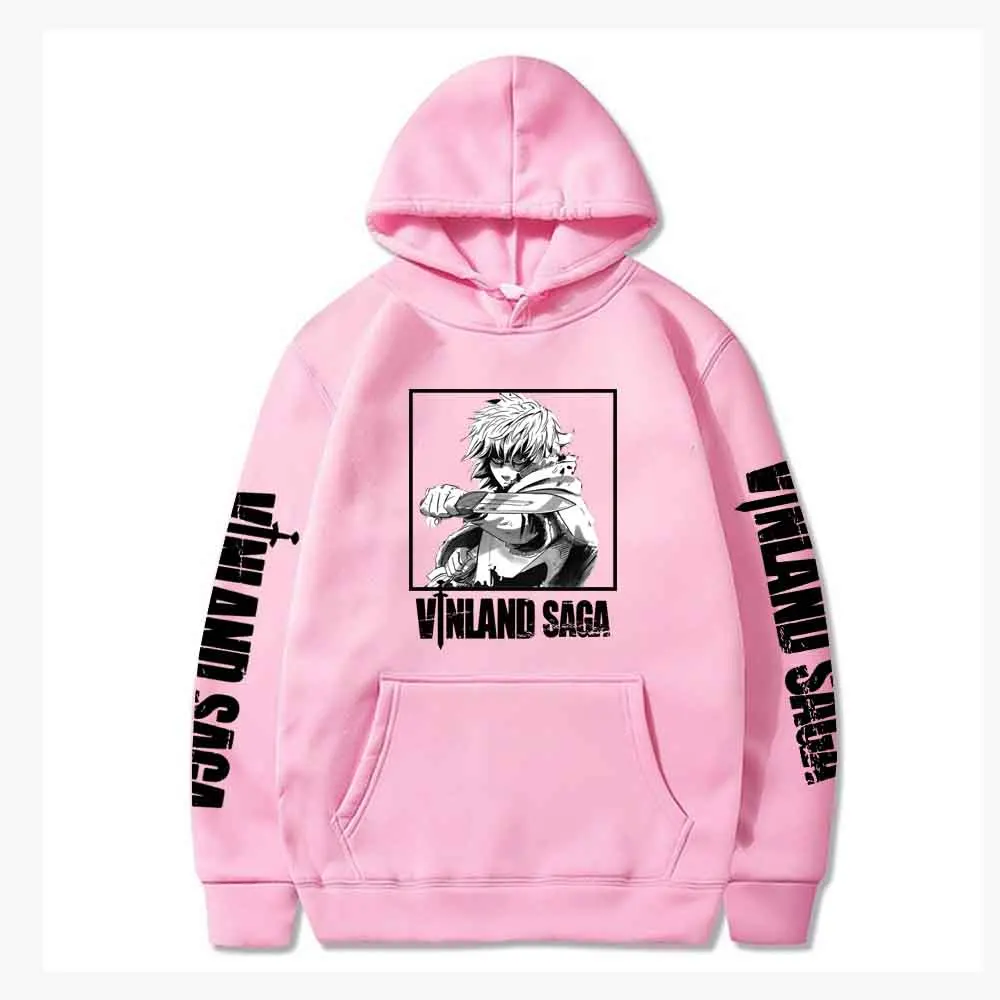 New in Anime Vinland Saga Hoodies Oversized Hip Hop Sudaderas Pullover Clothes Unisex