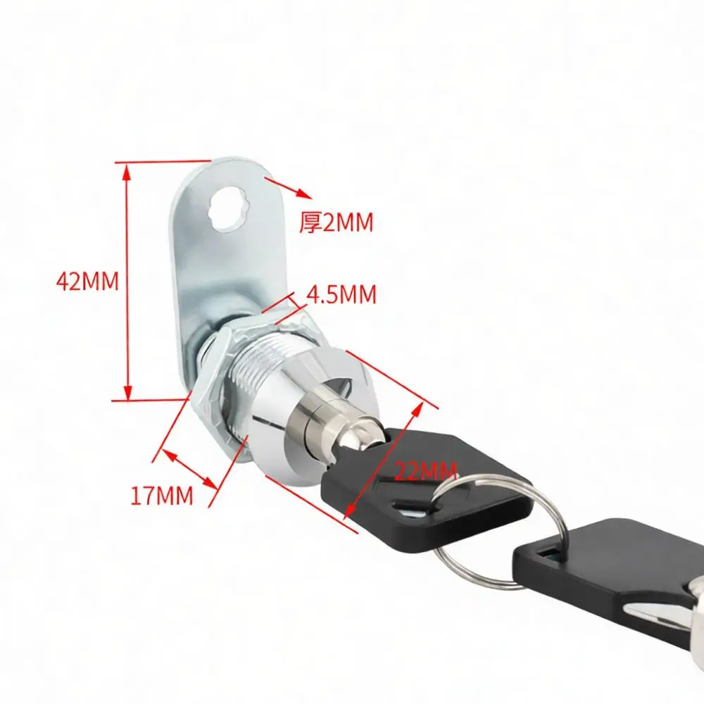 Universal Replacement Cam Lock For RV Camper Vending Machine Drawer Mailbox Zinc Alloy Mechanical Security Hardware