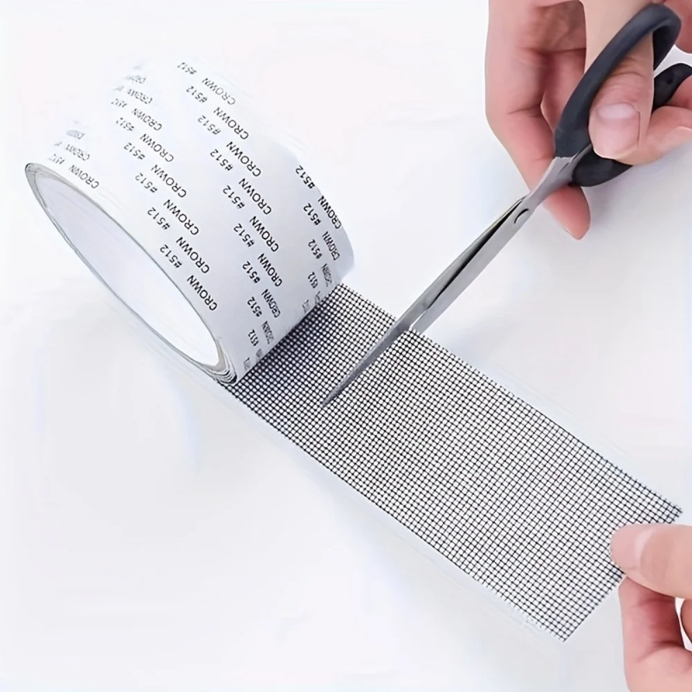 Strong Self Adhesive Window Screen Repair Tape Window Net Screen Repair Patch Covering Up Holes Tears Anti-Insect Mosquito Mesh