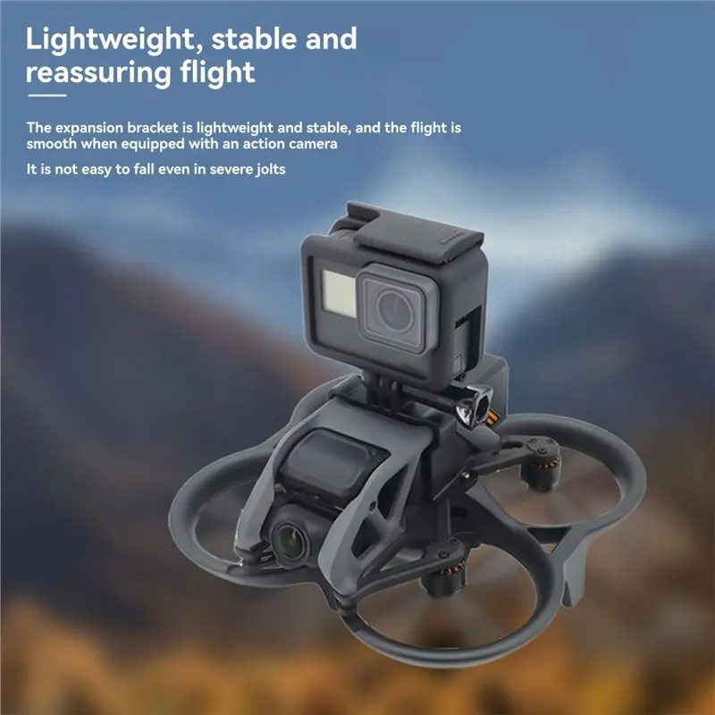 ABMF-고품질 1세트 액세서리 DJI 아바타 전용 파노라마 모션 카메라 고프로 마운트 확장 마운트 스탠드