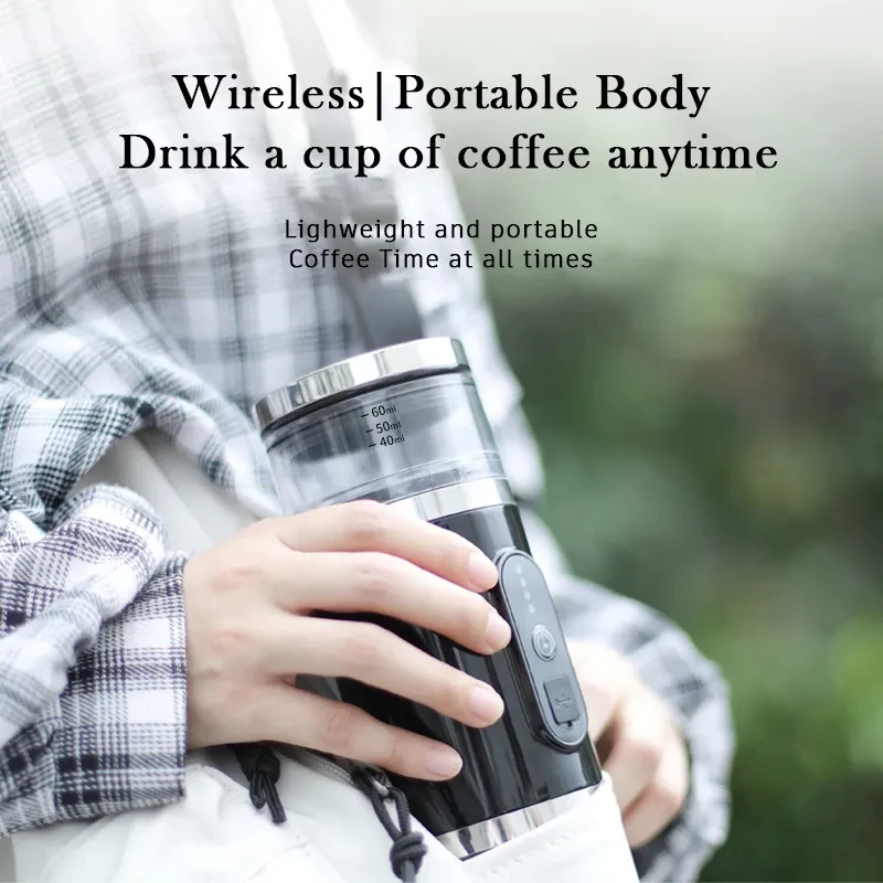 

Автоматическая итальянская капсульная кофемашина, удобная для дома, офиса, улицы и путешествий, кофейный порошок, простое управление