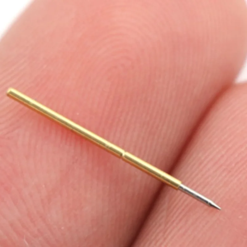 Nuovo Fine 100x P50-B1 Diametro 0,68 mm Lunghezza 16 mm 75 g Sonda per test di pressione a molla Pogo Pin