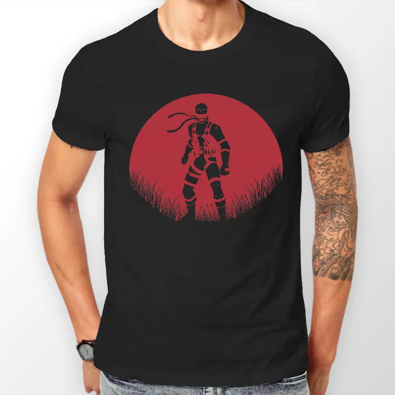

Metal Gear Solid Snake Red Moon Mgs Gamer Unisex Tshirt T-Shirt Tee All Sizes