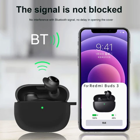 Портативный чехол для наушников с креплением для зарядки, защитный чехол, сменные аксессуары, защита от царапин для Redmi Buds 3 Lite топ 12 чехол для redmi buds 3 - №2