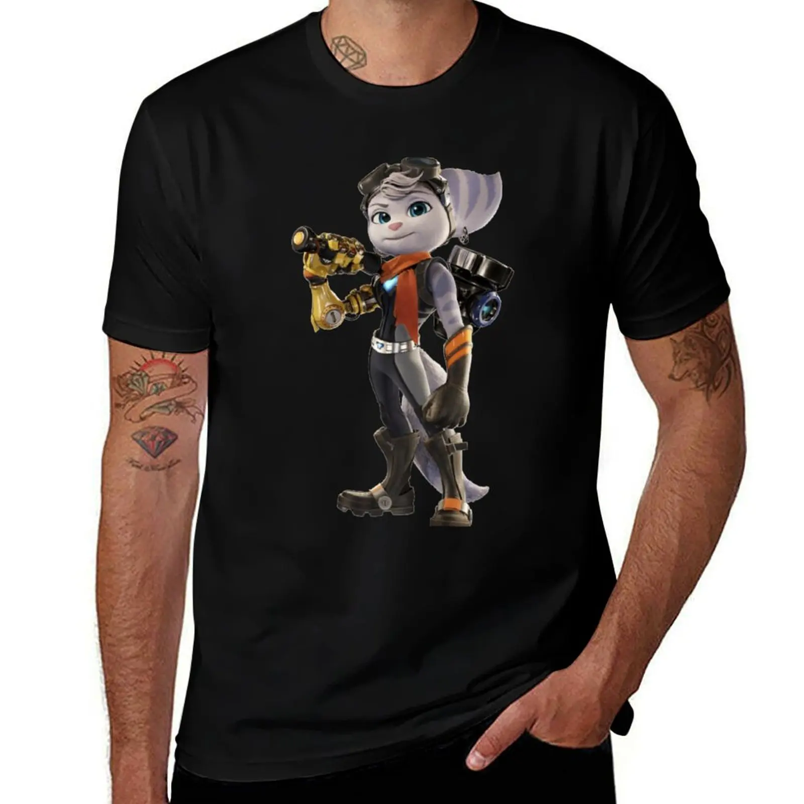 

Rivet - Ratchet & Clank T-Shirt Casual Everyday Short Sleeve T-Shirt