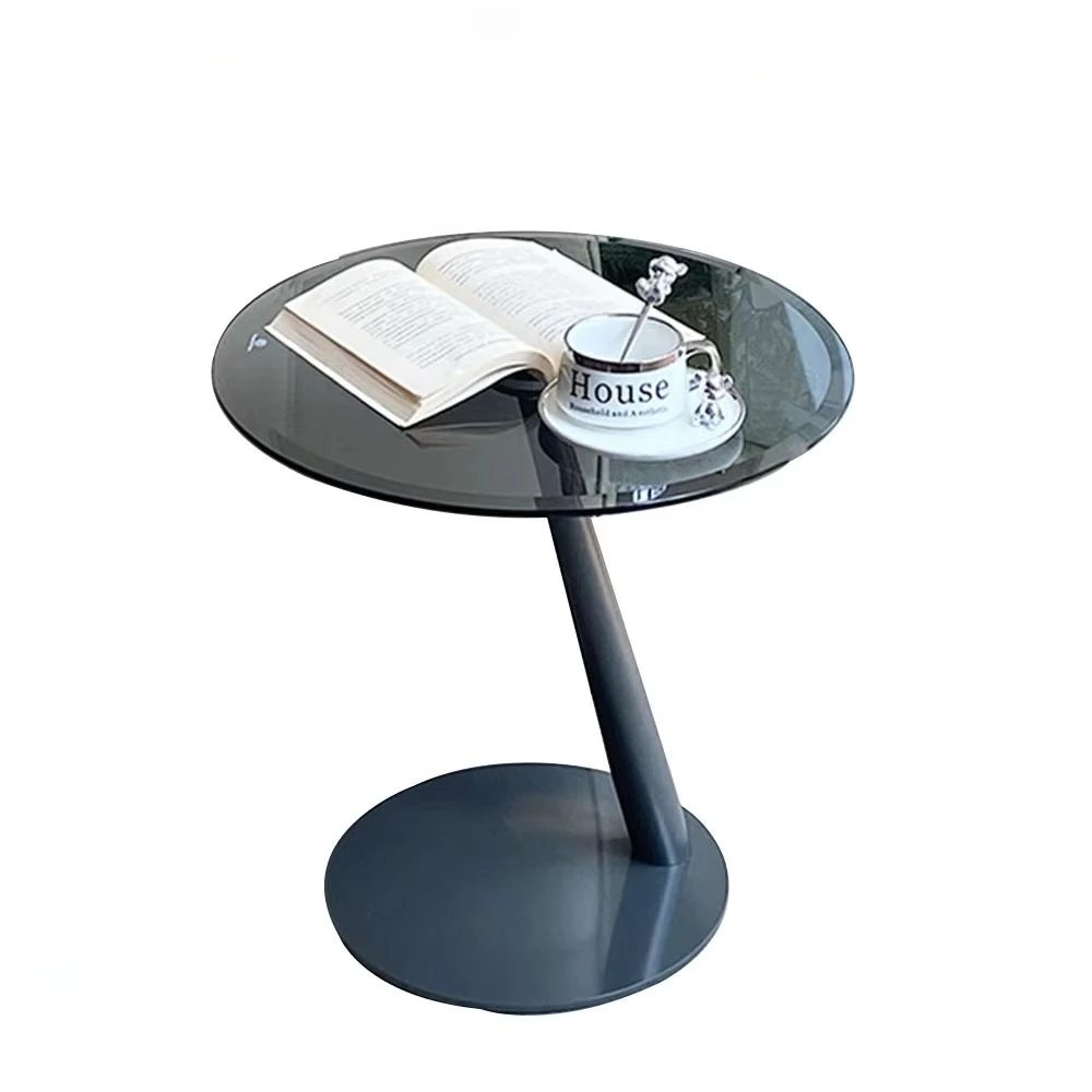 

&c Runwan Luxury Modern Metal Console Table Glass Top Pedestal Base-Durable Stable Design Movable for Living Room Use 5-Year