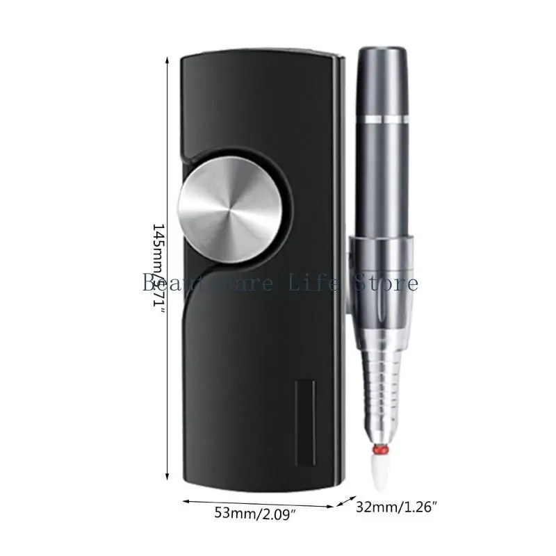 652C แปรงเล็บสว่าน 35000 รอบต่อนาทีเครื่องเจาะเครื่องจักรไฟฟ้าเครื่องเจาะแบบชาร์จไฟได้แบบชาร์จไฟได้สำหรับผู้หญิง