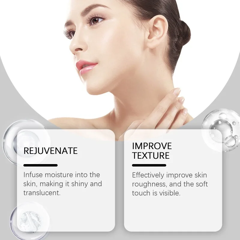 Máscara firmadora com infusão de colágeno, reabastecimento de nutrição, tez iluminadora, suavização de linhas finas