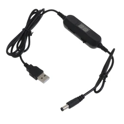 5V USB to 5.5x2.1mm 1.5V 3V 4.5V 6V 9V 12V Adjust Power Supply Cable Dropsale