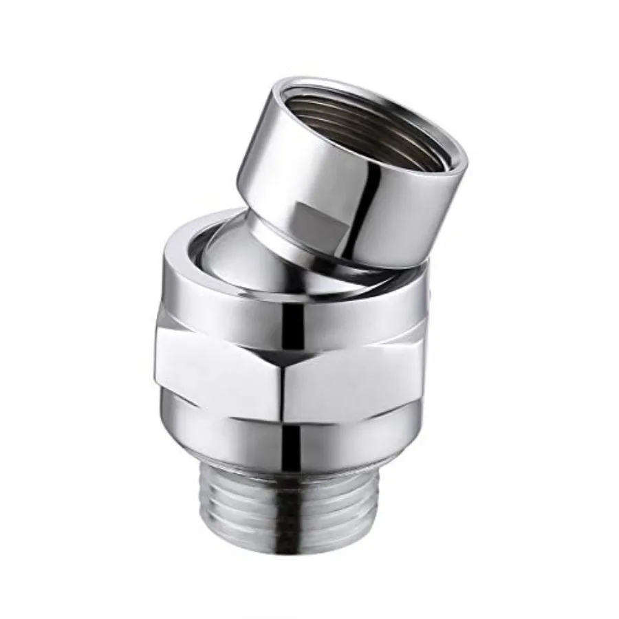 

Shower Head Swivel Ball Adapter, Shower Head Connector Angle Adjustable, Shower Head Accessories Arm Extension Universal Compon
