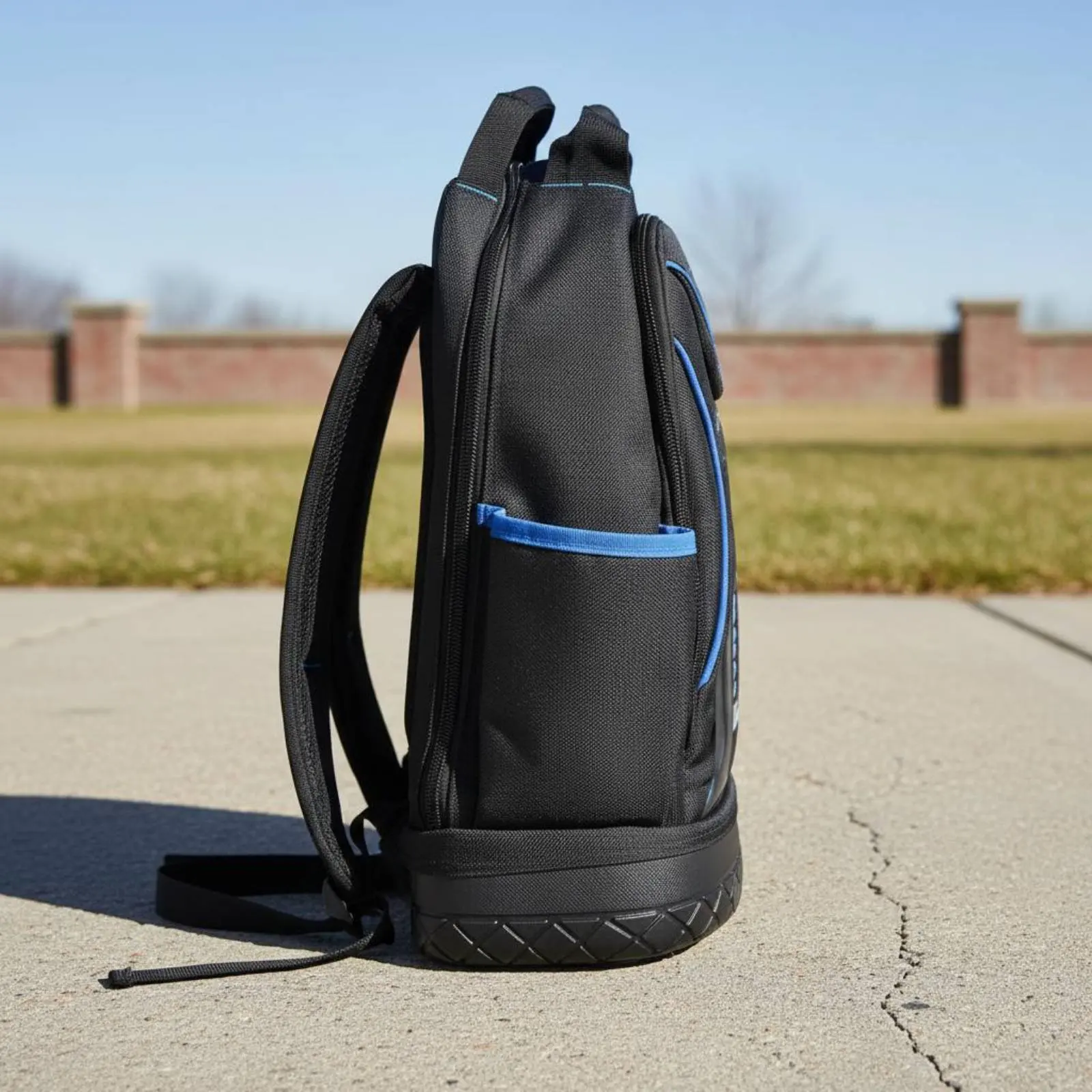 Electrician Tool Backpack Multi Pocket Heavy Duty Tool Backpack Multiple Pockets Portable for Maintenance Work