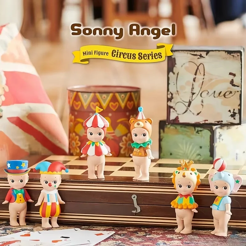 

2025 New Limited Genuine Sonny Angel Circus First Generation Series Blind Boxes High Quality Handmade Mini Models Birthday Gifts