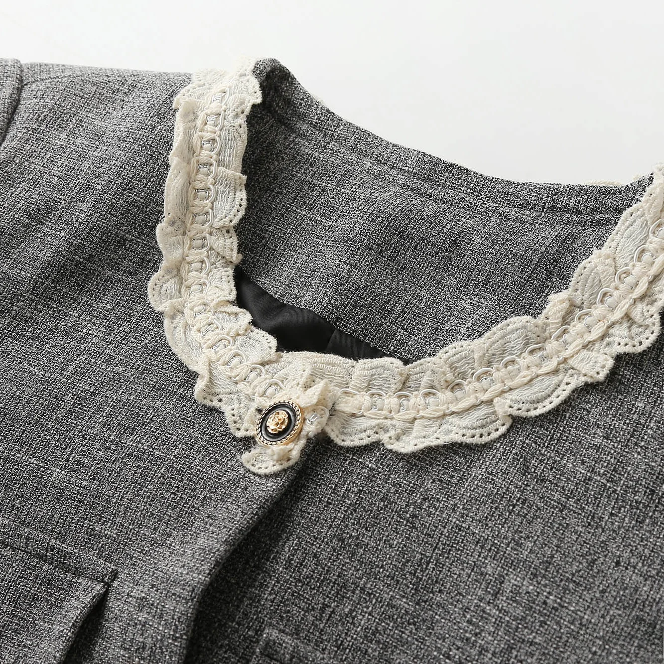 Ele ort Jaet acolchado Faion Fraance Sle con madera ain otoño nueva llegada Lady's Ele Spirit