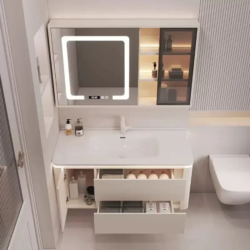 Bathroom Cabinet Storage Locker Hand Tools White Furniture Multifunction Desk Home Complete Modern Luxury Badkamerkast Full