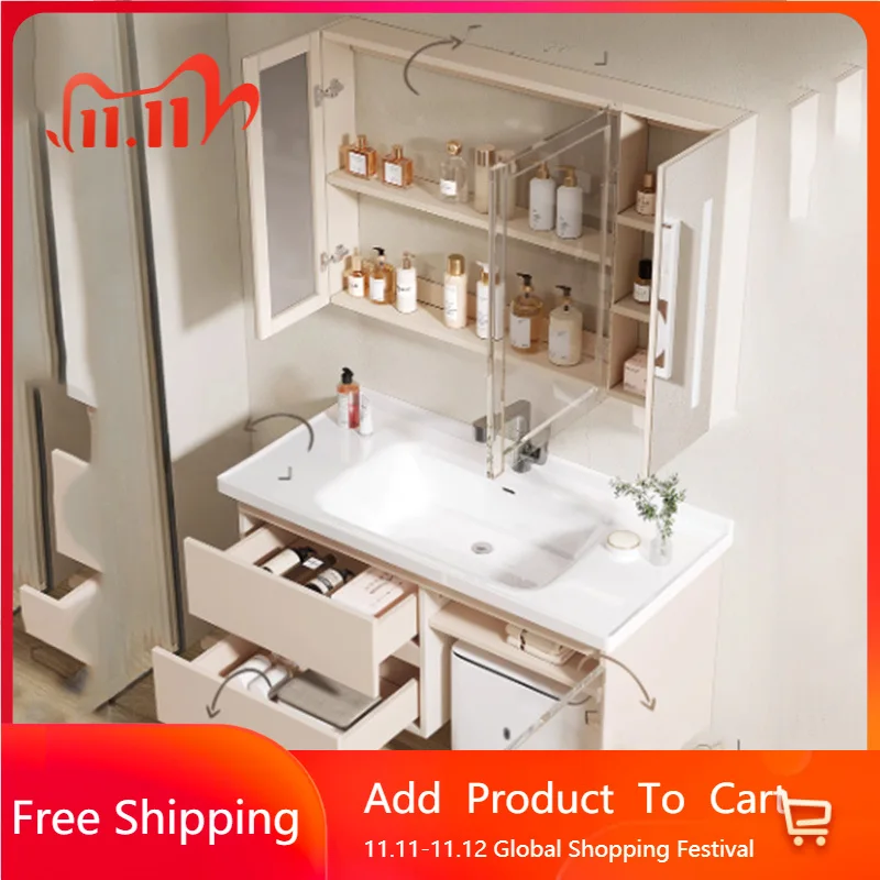 

Скандинавский органайзер, шкаф для ванной комнаты, роскошное домашнее зеркало для ванной комнаты, шкаф для туалета, органайзер для туалета Tocador, уникальная мебель