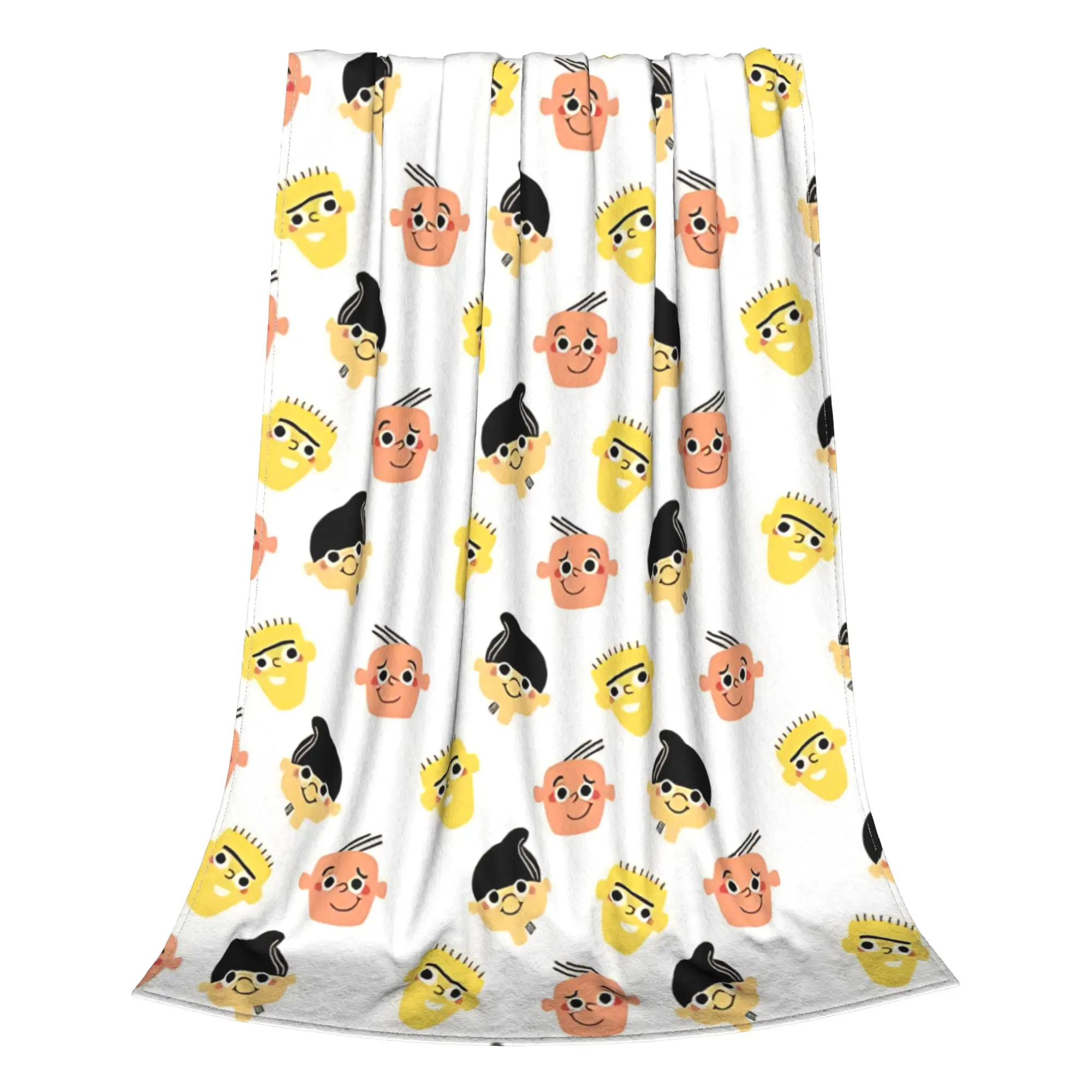 1PC Home Cutecore bold colorful cartoon  Ed  Edd  Eddy Blanket Super Cosy Plush Home Living Room Sofa Halloween