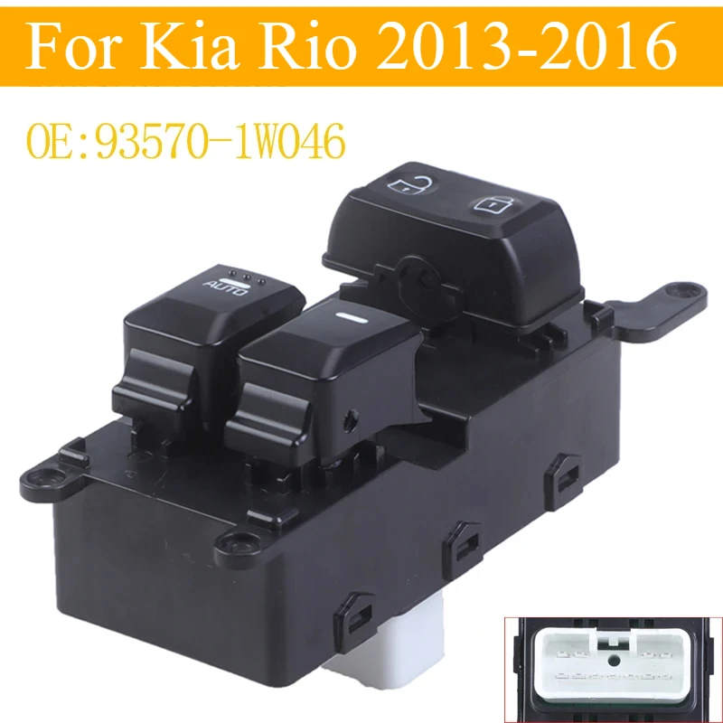 

For Kia Rio 2013-2016 Electric Window Glass Lift Switch Master Control Car 935701W046
