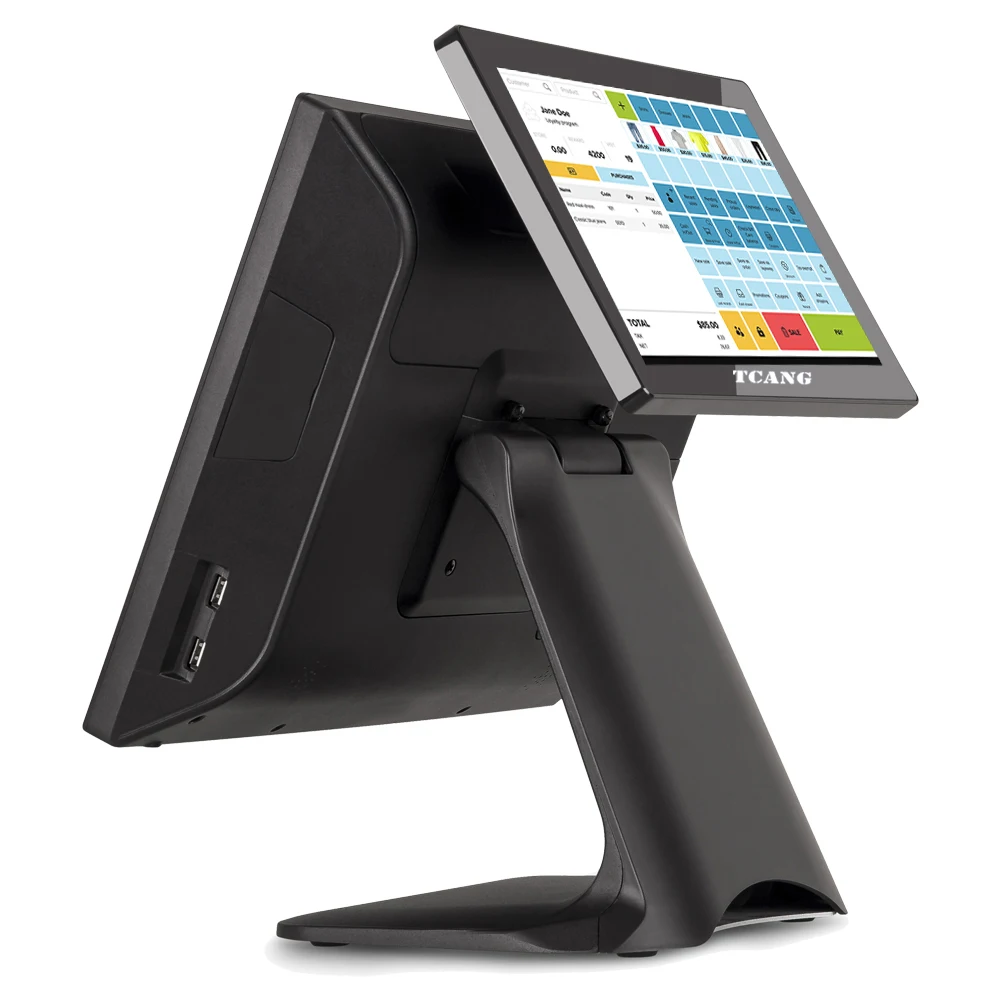 Terminal Sistem POS Layar Sentuh All-in-One 15 Inch untuk Toko Ritel, Harga Pabrik