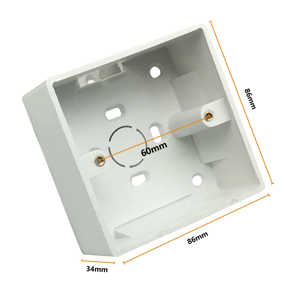 Wall Surface Mounted Installation Box 86 Type Universal Electrical Switch Socket Wire Junction Connecting Box