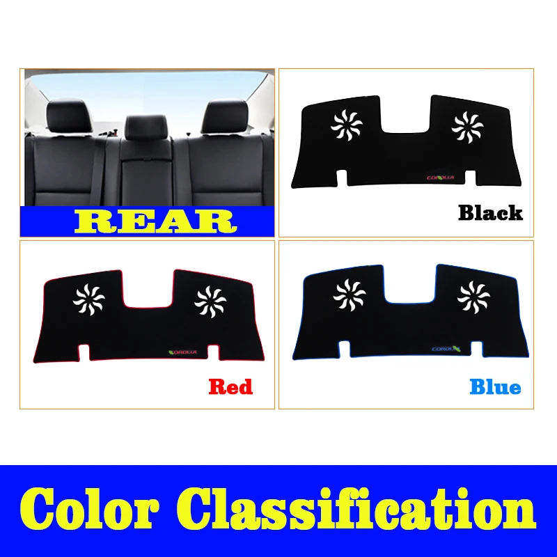 Car Dashboard Avoid Light Pad Instrument Platform Cover Carpets Accessories For Toyota Corolla E180 2014 2015 2016 2017 2018