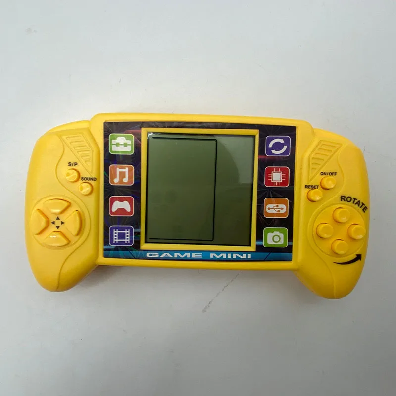 JOGO DE TIJOLO-Handheld Game Console, presente clássico da infância, tela grande, brinquedos eletrônicos, 1PC