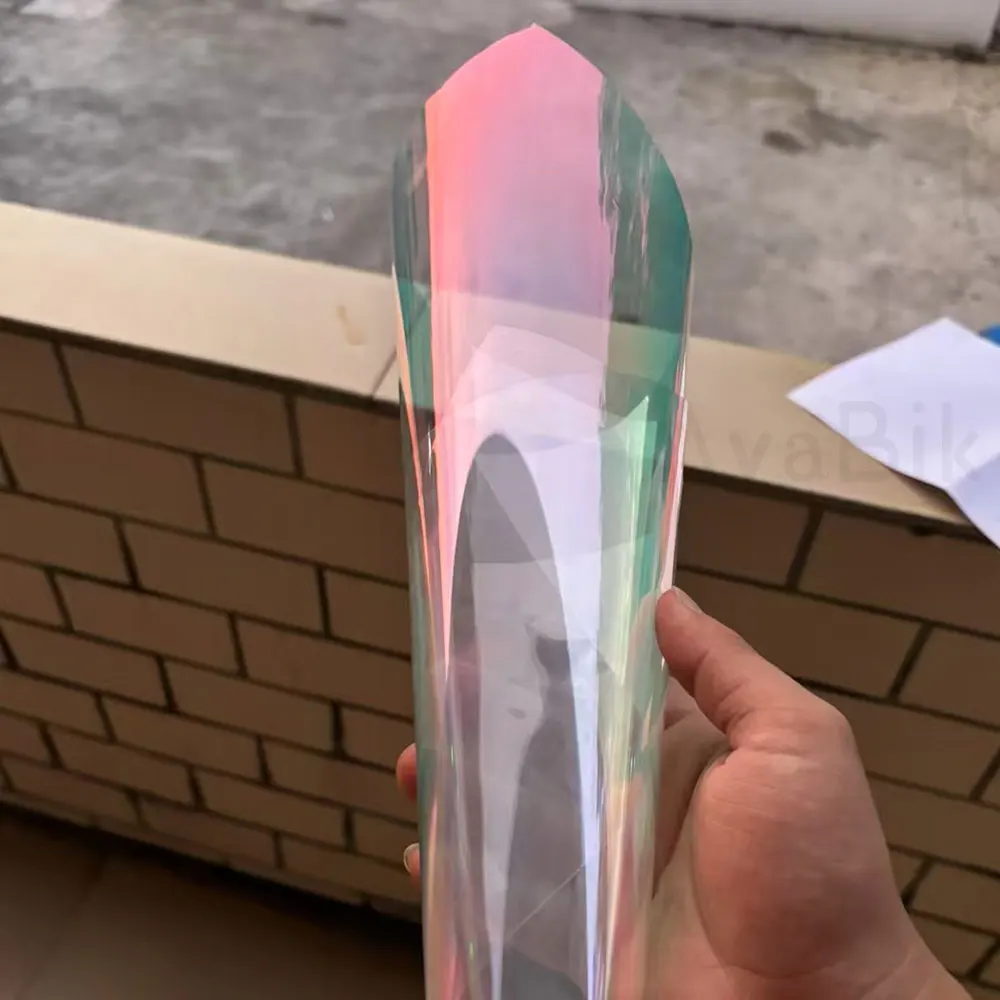 52x150/300CM Car Rear Window Side Windshield Solar Insulation Super Violet Light RUBY Chameleon Tint VLT 84% Windscreen Foils