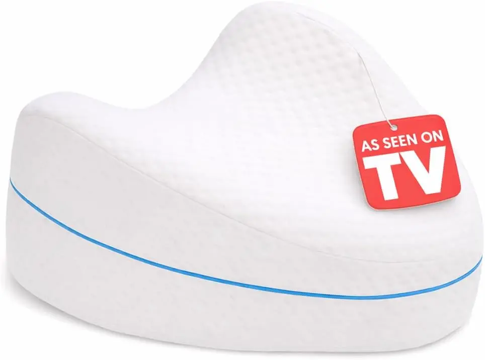 

Ergonomic Leg & Knee Support Pillow for Side Sleepers - Relieves Back, Hip, and Joint Pain