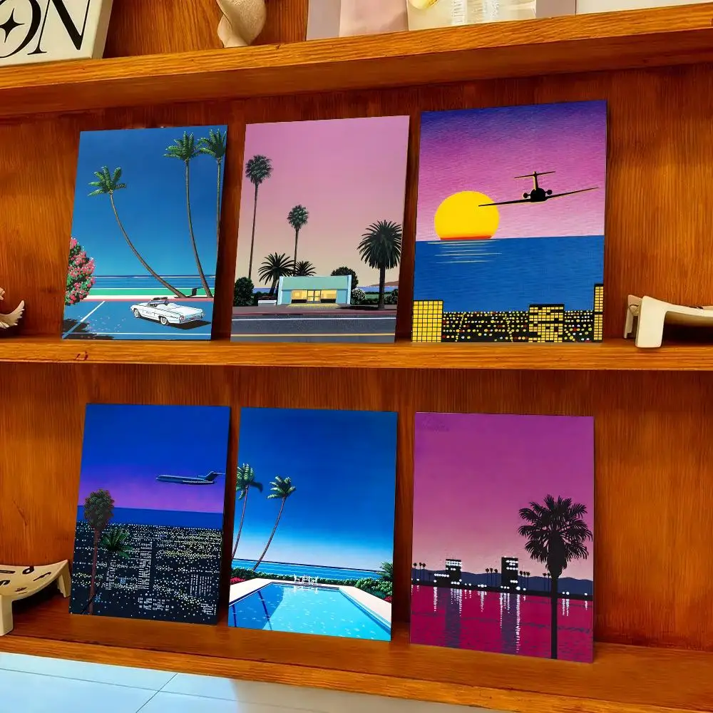 H-Hiroshi Nagai Poster HD Self-adhesive Waterproof Paper Sticker Suitable For Living Rooms Bedrooms Home Decor