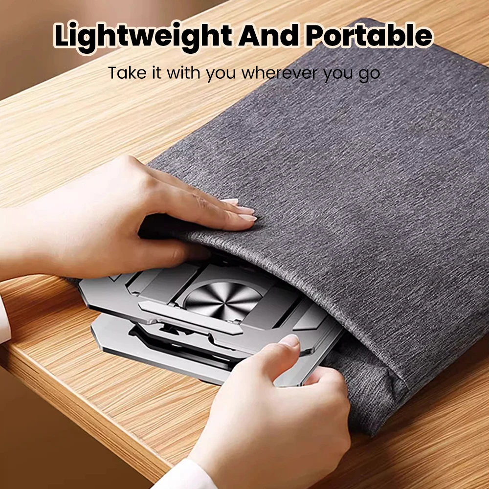 Laptopbeugel Mobiele telefoon Tabletbeugel Aluminiumlegering Multifunctionele desktop Luie beugel 360 graden rotatie Opvouwbaar