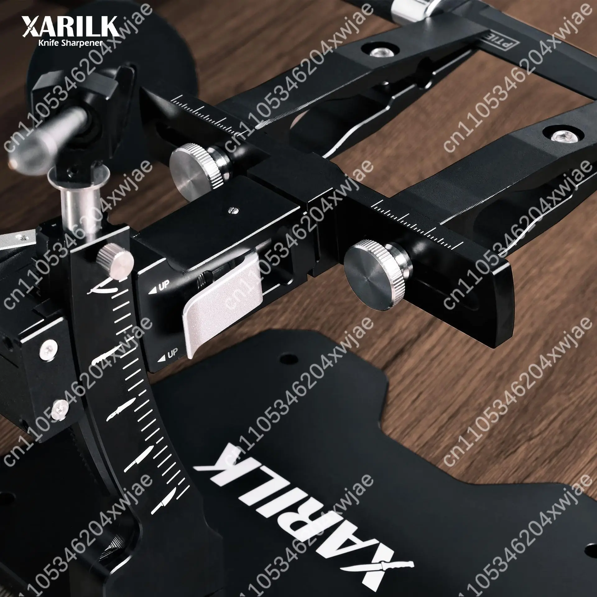 مجموعة مبراة سكاكين احترافية من الألومنيوم مع 3 أقراص ماسية |   دليل نظام شحذ