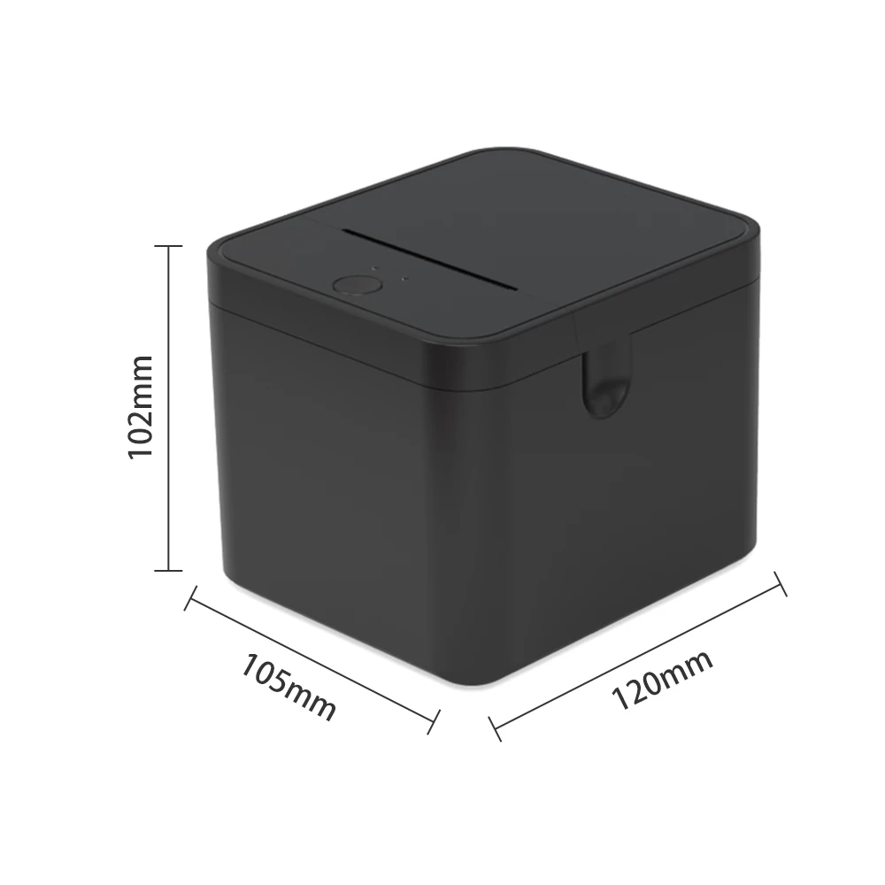 POS-5890A-L 58mm Receipt Printer Compact Portable USB BT High Speed Printing 58mm Thermal Receipt Printer for Shipping Business