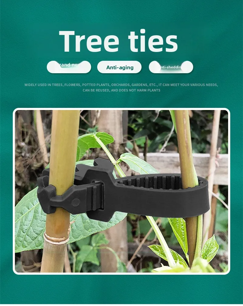 Garden Plant Tie Tapes Twist Ties For Vines Trees Climbing Plants Plastic Fastening Ties For Gardening Supplies