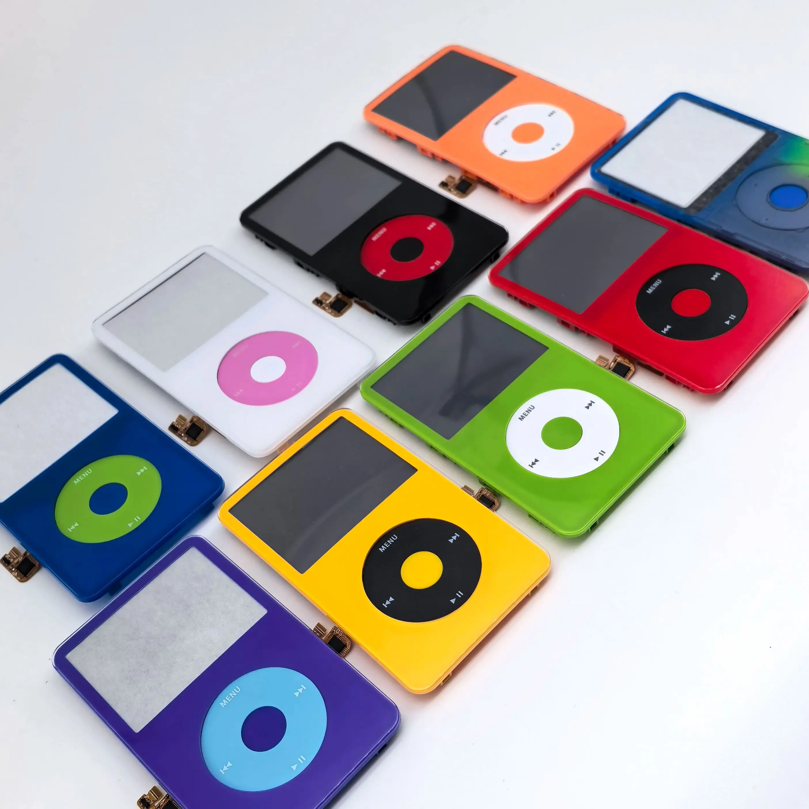 Front Housing Assembly for iPod 5th 5.5th Gen Video, Includes Faceplate Case Cover with Click Wheel & Center Button