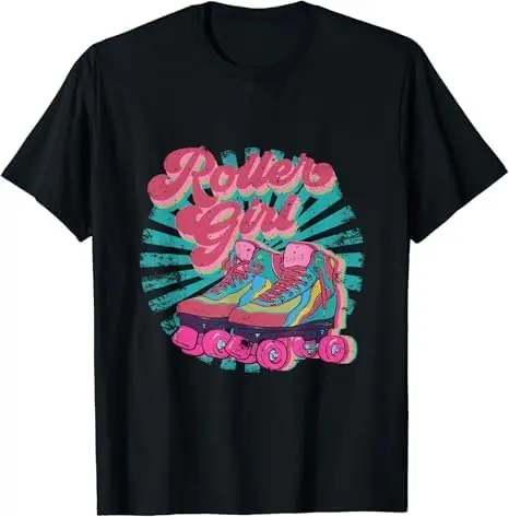 Roller Skate T-Shirt Skating 70s Retro Shirt Gift T-Shirt