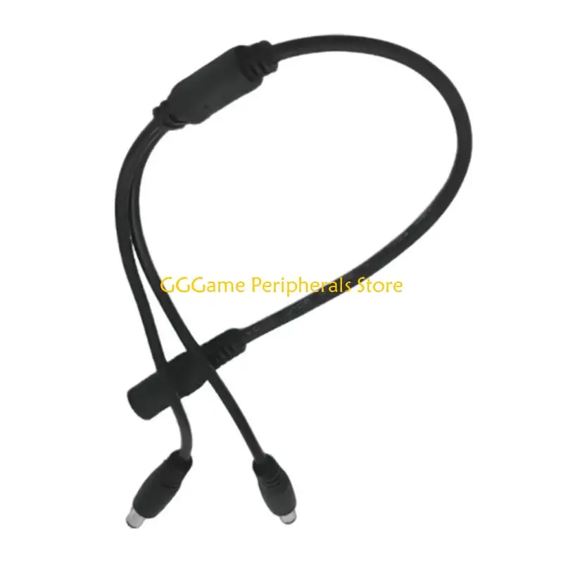 

U55B DC5.5mmx2.1mm Female to Male Power Splitter Adapter Cord Extension Cable Line for Cameras, LED Light Fan and Routers