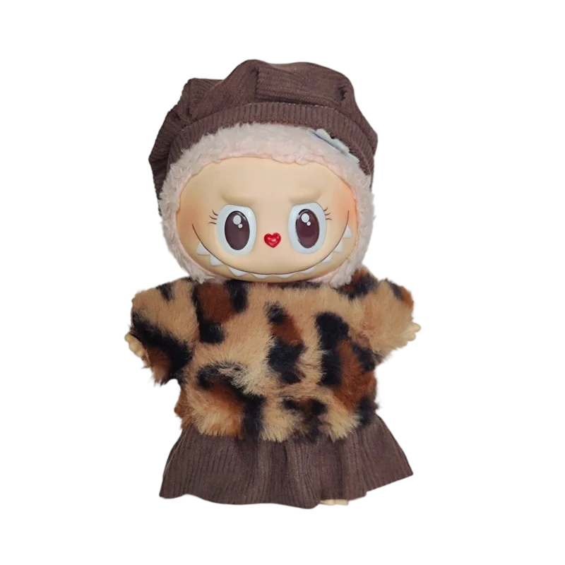 Mini Ropa de muñeca de 15/17cm para Ropa Labubu, diseño bonito, chica como regalo, juego de disfraz, Ropa de moda, riñonera